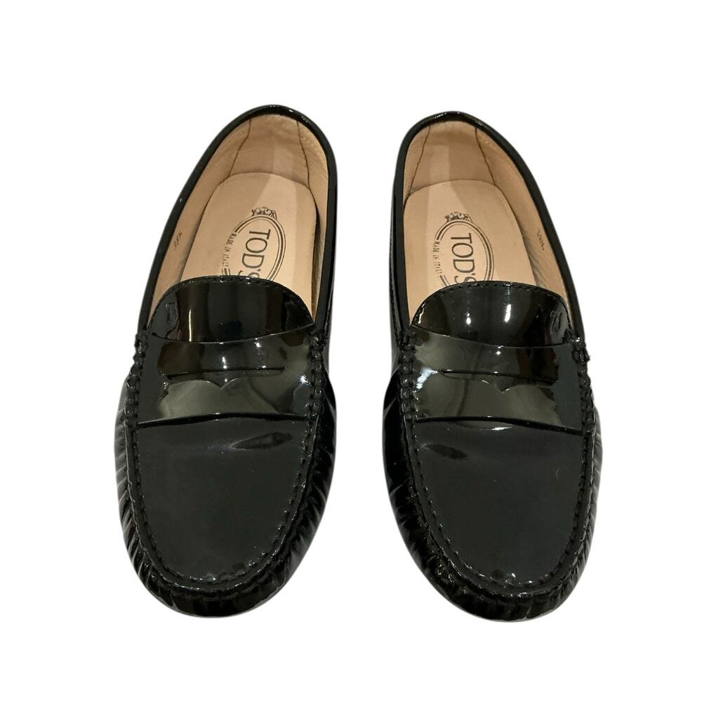 Tod’s City Gommino Patent Leather Loafers Black Size 38.5 Italy / 8.5 US - Picture 9 of 13